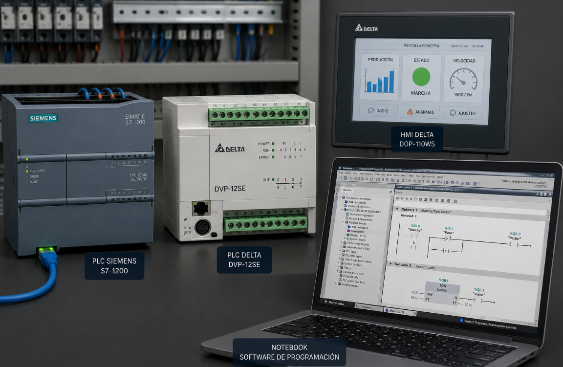 Programación PLC HMI SCADA